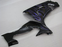 Carica l&#39;immagine nel visualizzatore di Gallery, Black and Purple Flame - NINJA ZX-10R 06-07 Fairing Kit