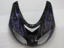 Carica l&#39;immagine nel visualizzatore di Gallery, Black and Purple Flame - NINJA ZX-10R 06-07 Fairing Kit