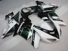 Carica l&#39;immagine nel visualizzatore di Gallery, White and Black Monster - NINJA ZX-10R 06-07 Fairing Kit