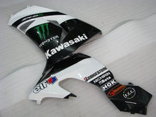 Carica l&#39;immagine nel visualizzatore di Gallery, White and Black Monster - NINJA ZX-10R 06-07 Fairing Kit