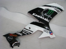 Carica l&#39;immagine nel visualizzatore di Gallery, White and Black Monster - NINJA ZX-10R 06-07 Fairing Kit