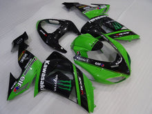 Carica l&#39;immagine nel visualizzatore di Gallery, Green and Black Monster - NINJA ZX-10R 06-07 Fairing Kit