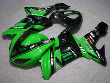 Carica l&#39;immagine nel visualizzatore di Gallery, Green Black Monster - NINJA ZX-10R 06-07 Fairing Kit