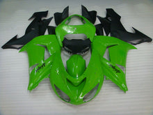 Carica l&#39;immagine nel visualizzatore di Gallery, Green and Matte Black Factory Style - NINJA ZX-10R 06-07 Fairing Kit