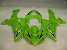 Carica l&#39;immagine nel visualizzatore di Gallery, Green and Black Factory Style - NINJA ZX-10R 06-07 Fairing Kit
