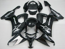 Carica l&#39;immagine nel visualizzatore di Gallery, Black and White alpinestars - NINJA ZX-10R 08-10 Fairing Kit