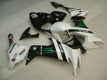 Carica l&#39;immagine nel visualizzatore di Gallery, White and Black Monster - NINJA ZX-10R 08-10 Fairing Kit