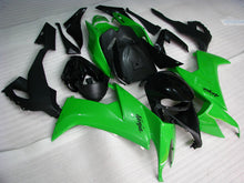 Carica l&#39;immagine nel visualizzatore di Gallery, Green and Black Factory Style - NINJA ZX-10R 08-10 Fairing Kit