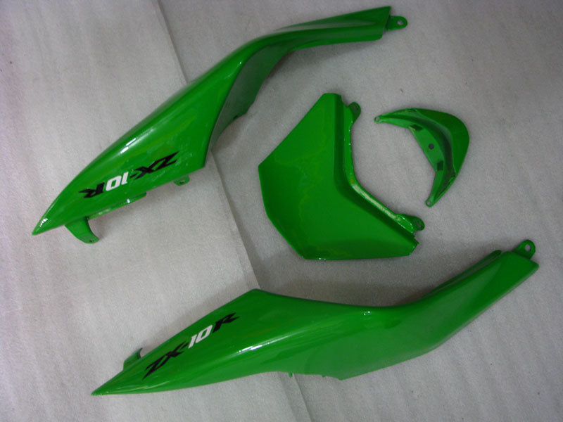 Green and Black Factory Style - NINJA ZX-10R 08-10 Fairing Kit