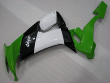 Carica l&#39;immagine nel visualizzatore di Gallery, Green and Black White Factory Style - NINJA ZX-10R 08-10 Fairing Kit