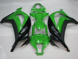Green Black and Matte Black Factory Style - NINJA ZX-10R 11-15 Fairing Kit