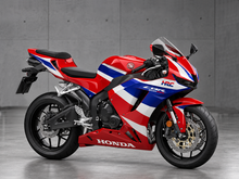 Carica immagine nel visualizzatore della galleria, Kit carene stile di serie rosso e bianco blu - CBR600RR 24-26