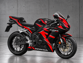 Kit carene stile di serie nero e rosso - CBR600RR 24-26