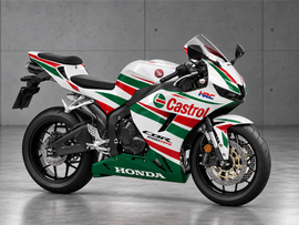 Kit carene verde bianco e rosso Castrol - CBR600RR 24-26