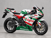 Carica immagine nel visualizzatore della galleria, Green and White Red Castrol - CBR600RR 24-26 Fairing Kit