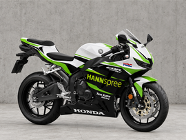Kit carene bianco e nero verde HANN Spree - CBR600RR 24-26
