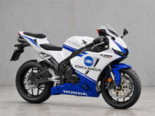 Carica immagine nel visualizzatore della galleria, Blue and White Konica Minolta - CBR600RR 24-26 Fairing Kit