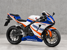Carica immagine nel visualizzatore della galleria, White and Orange Blue PARKALGAR - CBR600RR 24-26 Fairing Kit