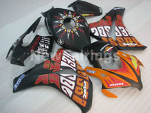 Carica l&#39;immagine nel visualizzatore di Gallery, Matte Black and Orange Rossi - CBR1000RR 08-11 Fairing Kit -
