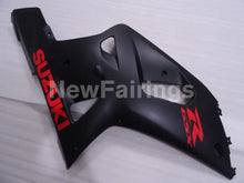 Carica immagine nel visualizzatore della galleria, Matte Black with Red Decals Factory Style - GSX-R600 01-03 Fairing Kit