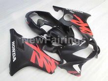 Carica l&#39;immagine nel visualizzatore di Gallery, Matte Black and Red Factory Style - CBR600 F4 99-00 Fairing