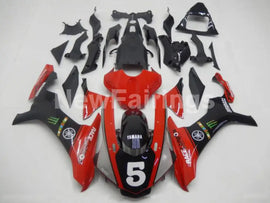 Number 5 Red and Black Factory Style - YZF-R1 15-19 Fairing Kit Vehicles & Parts > Vehicle Parts & Accessories > Motor