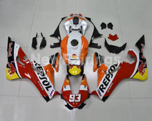 Carica l'immagine nel visualizzatore di Gallery, Number 93 White and Orange Red Repsol - CBR1000RR 17-19 Fairing Kit