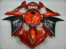 Carica l&#39;immagine nel visualizzatore di Gallery, Orange Matte Black Factory Style - YZF-R1 07-08 Fairing Kit