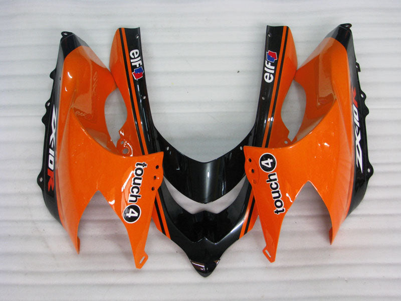 Orange and Black Monster - NINJA ZX-10R 04-05 Fairing Kit