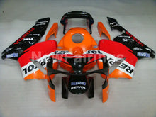 Carica l&#39;immagine nel visualizzatore di Gallery, Orange and Black Repsol - CBR600RR 03-04 Fairing Kit -