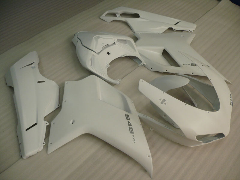 Pearl White Factory Style - Ducati 848 07-11 Fairing Kit