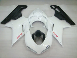 Pearl White and Matte Black Factory Style - Ducati 848