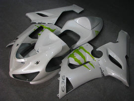 Pearl White Monster - NINJA ZX-6R 05-06 Fairing Kit