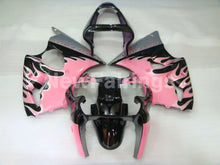Carica l&#39;immagine nel visualizzatore di Gallery, Pink and Black Flame NINJA ZX 6R 00 02 Fairing Kit Vehicles