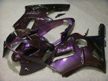 Carica l&#39;immagine nel visualizzatore di Gallery, Purple and Black Flame - NINJA ZX-12R 02-04 Fairing Kit