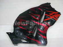 Carica l&#39;immagine nel visualizzatore di Gallery, Red and Black Flame - GSX1300R Hayabusa 99-07 Fairing Kit