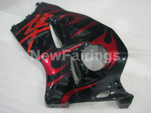 Carica l&#39;immagine nel visualizzatore di Gallery, Red and Black Flame - GSX1300R Hayabusa 99-07 Fairing Kit
