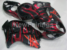 Carica l&#39;immagine nel visualizzatore di Gallery, Red and Black Flame - GSX1300R Hayabusa 99-07 Fairing Kit