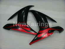 Carica l&#39;immagine nel visualizzatore di Gallery, Red and Black Flame - YZF-R1 02-03 Fairing Kit - Vehicles &amp;