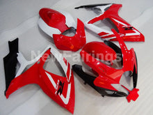 Carica l&#39;immagine nel visualizzatore di Gallery, Red and White Black Factory Style - GSX-R750 06-07 Fairing