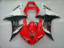 Carica l&#39;immagine nel visualizzatore di Gallery, Red and White Matte Black Factory Style - YZF-R1 02-03