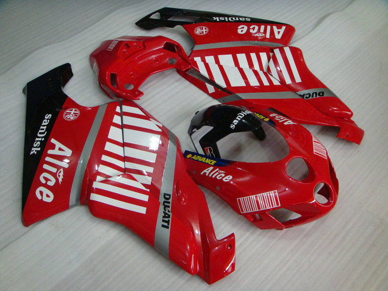Red and Black Alice - Ducati 749/999 05-06 Fairing Kit