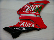 Carica l&#39;immagine nel visualizzatore di Gallery, Red and Black Alice - Ducati 848/1098/1198 07-11 Fairing