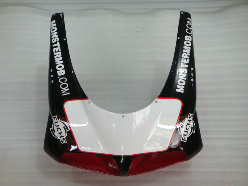 Red and Black FUCHS - Ducati 748/916/996/998 96-02 Fairing Kit (Single Passenger Seat)
