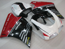 Carica immagine nel visualizzatore della galleria, Red and Black White Performance - Ducati 748/916/996/998 96-02 Fairing Kit (Single Passenger Seat)