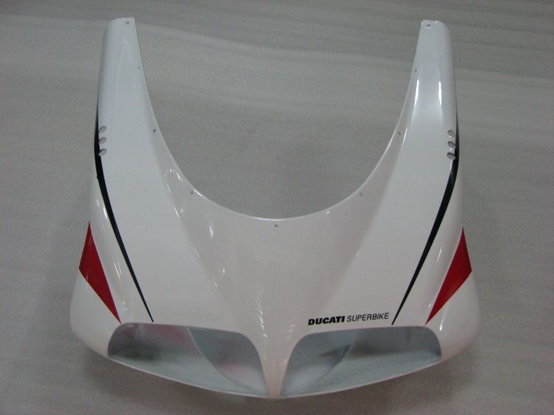 Red and Black White Performance - Ducati 748/916/996/998 96-02 Fairing Kit (Single Passenger Seat)