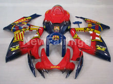 Carica l&#39;immagine nel visualizzatore di Gallery, Red and Blue Yellow FCB - GSX-R600 06-07 Fairing Kit -