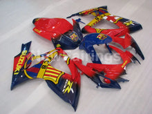 Carica l&#39;immagine nel visualizzatore di Gallery, Red and Blue Yellow FCB - GSX-R600 06-07 Fairing Kit -
