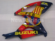 Carica l&#39;immagine nel visualizzatore di Gallery, Red and Blue Yellow FCB - GSX-R600 06-07 Fairing Kit -