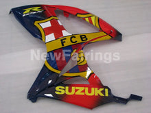 Carica l&#39;immagine nel visualizzatore di Gallery, Red and Blue Yellow FCB - GSX-R600 06-07 Fairing Kit -